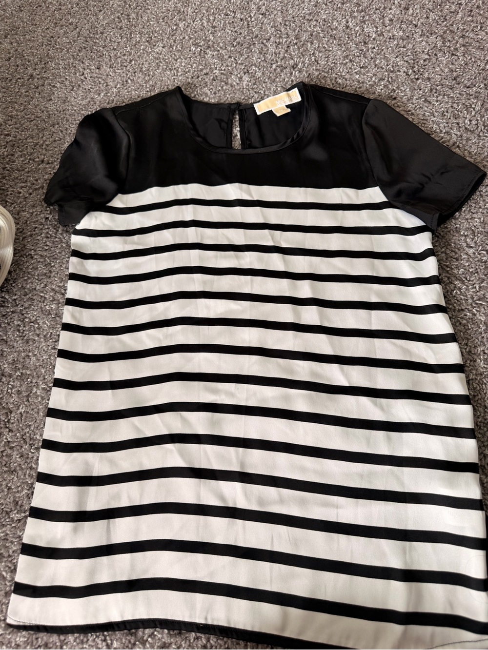 Black and White Striped shirt - Michael kors